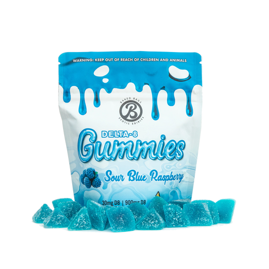 GUMMIES - SOUR BLUE RASPBERRY